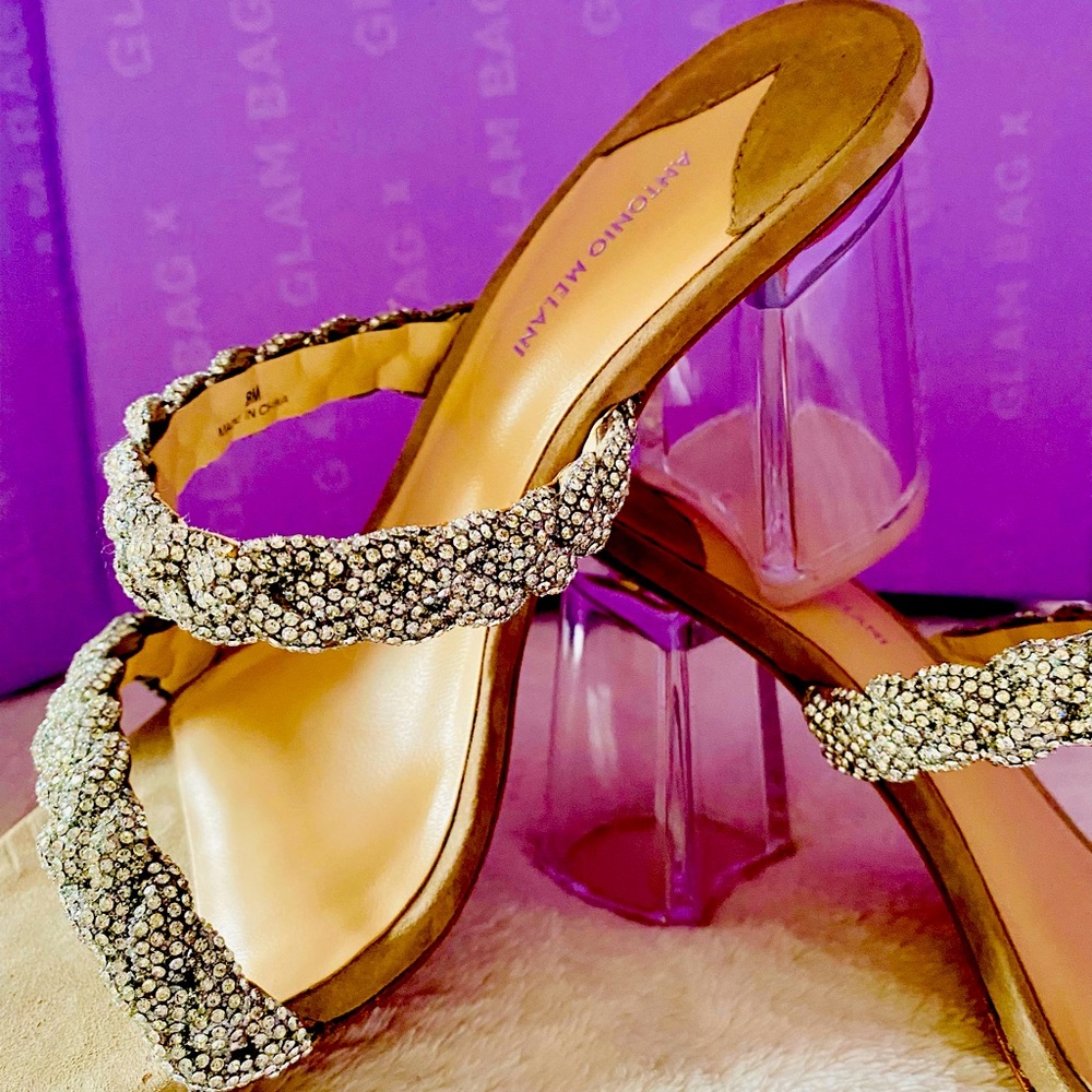 Antonio Melani
Brea Rhinestone-Embellished Dress Mules size 8